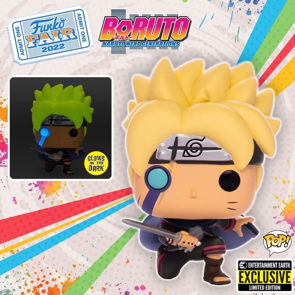 Funko Pop exclusive Boruto with marks glow in the dark - Picture 9 of 10